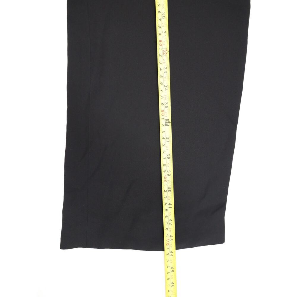 Quiet Luxury Giorgio Armani 100% Silk Wide Leg Black Pants Made Italy 50 US 14 - Picture 9 of 12
